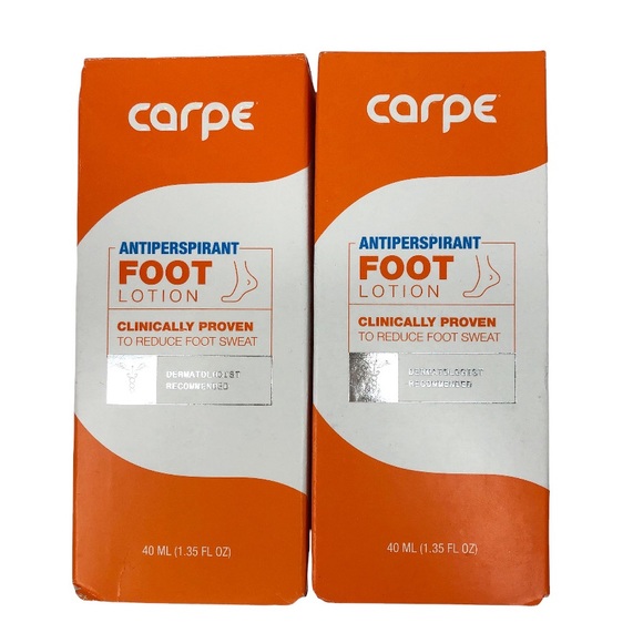 carpe Skincare 2 Carpe Antiperspirant Foot Lotion 35oz Tubes Poshmark
